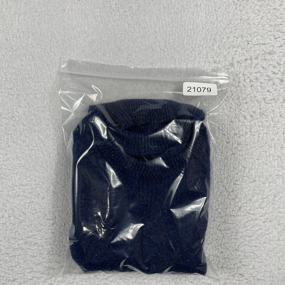 Bonobos Sweater Mens XS Blue Speckled Wool Blend Crew Neck Office Career Comfort - Picture 10 of 10